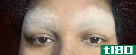 Image titled Powdered brows
