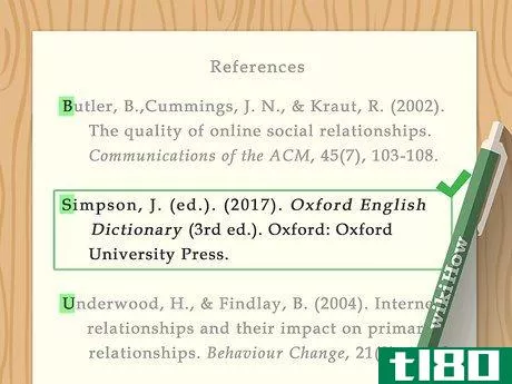 Image titled Cite a Dictionary in APA Step 15