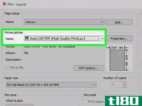 Image titled Convert an AutoCAD File to PDF Step 4