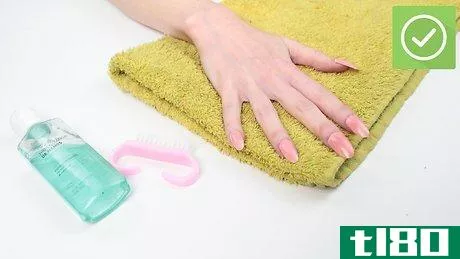 Image titled Clean Acrylic Nails Step 1