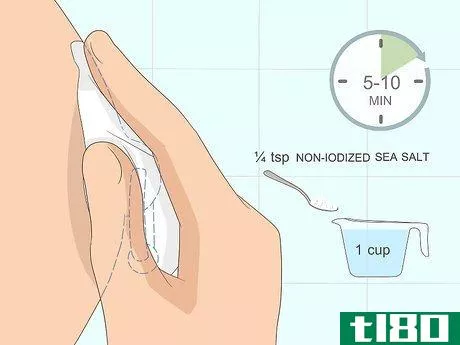Image titled Clean a Nipple Piercing Step 3