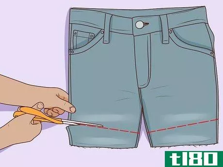 Image titled Cut Jeans Step 12
