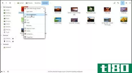 Image titled Image options menu in linux mint