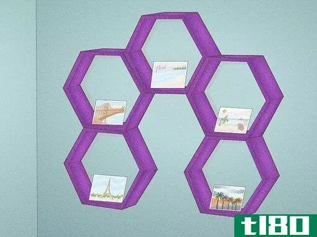 Image titled Decorate Hexagon Shelves Step 8