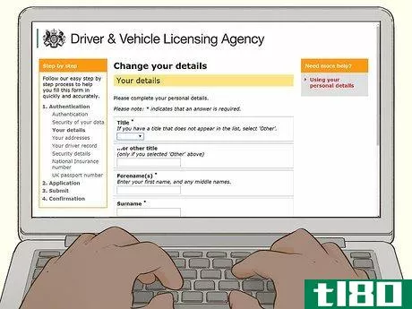 Image titled Change Your Address on a UK Driving License Step 2