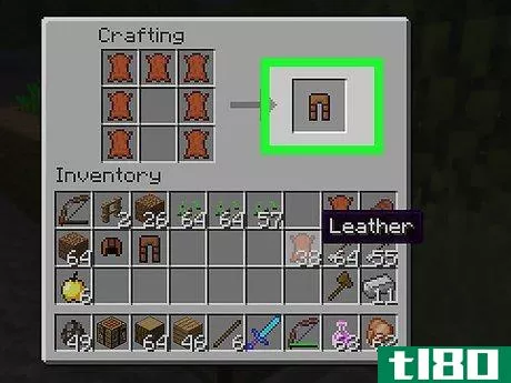 Image titled Create Leather Armor in Minecraft (for Computers) Step 16