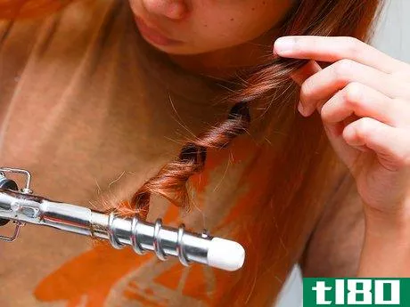 Image titled Curl Your Hair with Tongs Step 12