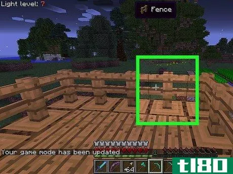 Image titled Craft a Fence in Minecraft Step 13