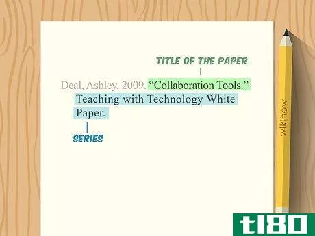 Image titled Cite a White Paper Step 8