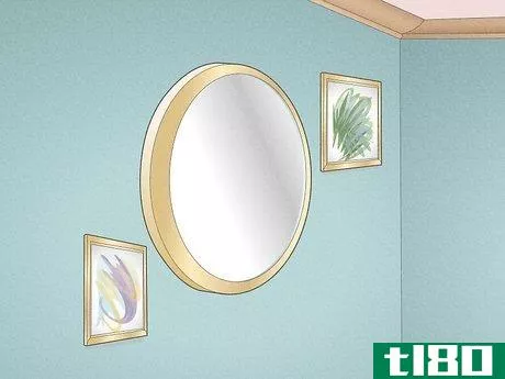 Image titled Decorate Around a Round Mirror Step 1