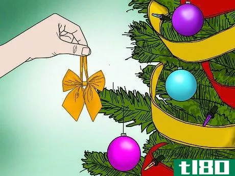 Image titled Decorate a Christmas Tree with a Ribbon Step 16
