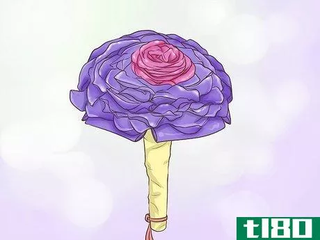 Image titled Create a Purple Wedding Bouquet Step 10