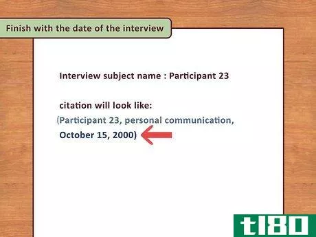 Image titled Cite an Interview in APA Step 6