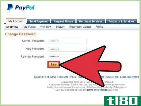Image titled Change a PayPal Password Step 6