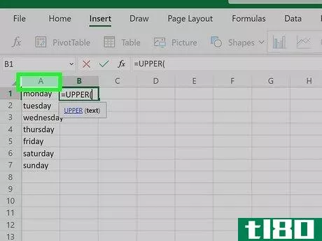 Image titled Change from Lowercase to Uppercase in Excel Step 8