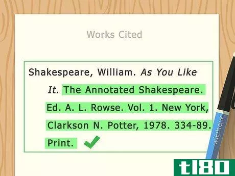 Image titled Cite Shakespeare in MLA Step 14