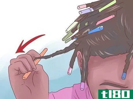 Image titled Make an Afro Using Drinking Straws Step 9