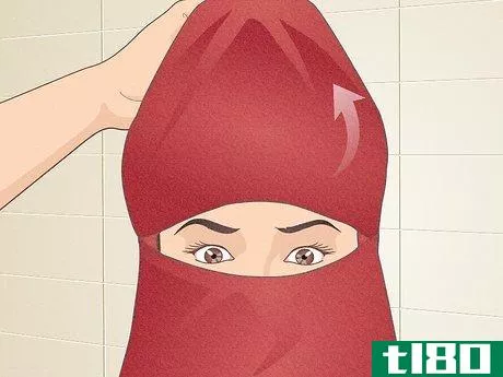 Image titled Cover Your Face with a Hijab Step 4