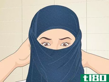 Image titled Cover Your Face with a Hijab Step 8
