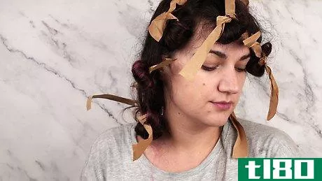 Image titled Curl Your Hair With Paper Bags Step 10