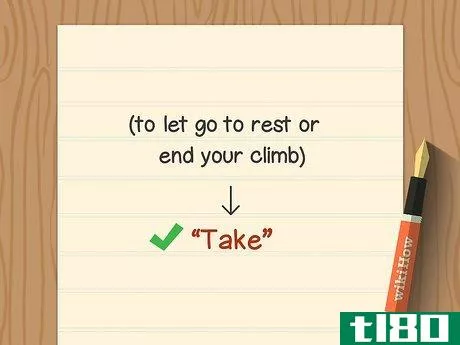 Image titled Communicate Basic Rock Climbing Commands With Your Belayer Step 6