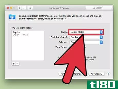 Image titled Change the Region on a Mac Step 4