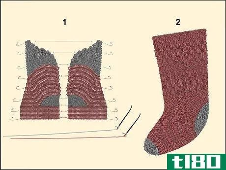 Image titled Crochet a Christmas Stocking Step 30