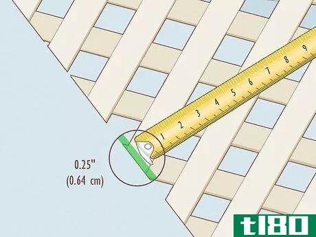 Image titled Cut Plastic Lattice Step 2