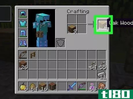 Image titled Craft a Wooden Axe in Minecraft Step 4
