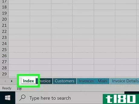 Image titled Create an Index in Excel Step 1