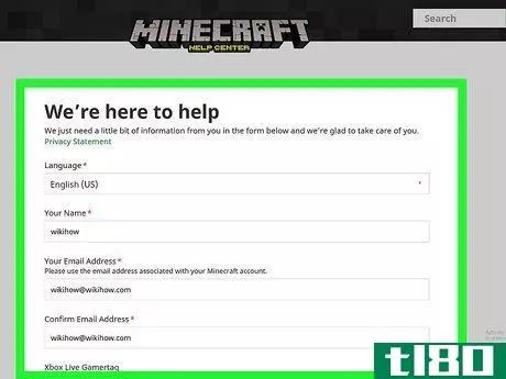 Image titled Contact Minecraft Support Step 3