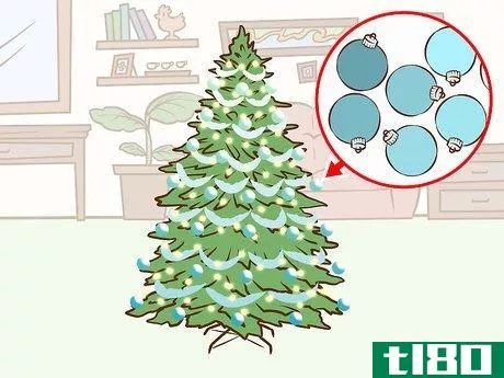 Image titled Decorate a Christmas Tree in Ombre Step 6