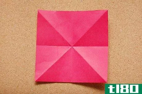 如何从一张正方形的纸上剪下一个等边三角形(cut a equilateral triangle from a square of paper)