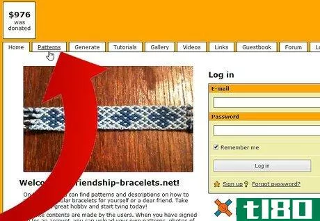 Image titled Choose a Pattern on Friendship–Bracelets.net Step 2