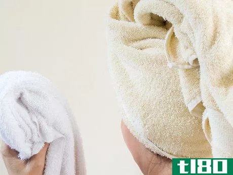 Image titled Create a Turban With a Towel to Dry Wet Hair Step 12