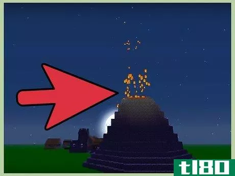 Image titled Create a Volcano in Minecraft Step 6