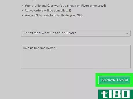 Image titled Delete Fiverr Account Step 6
