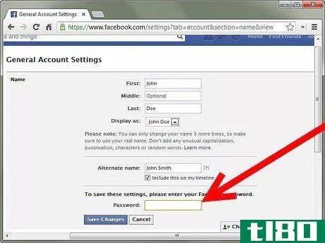 Image titled Change Your Name on Facebook So People Can Search Your Maiden or Married Name Step 8