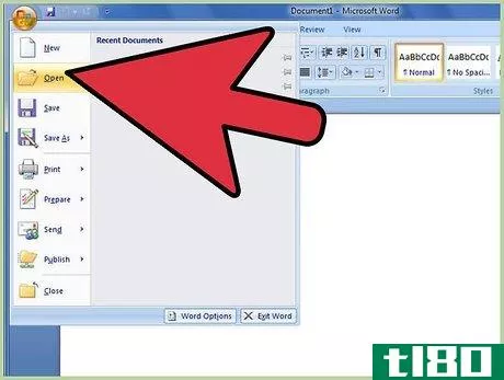 Image titled Create a Template in Microsoft Word 2007 Step 2