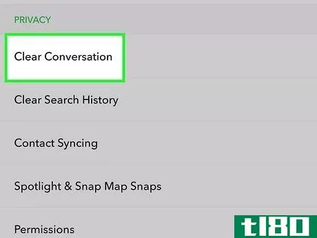 Image titled Clear All Snapchat Conversations Step 4