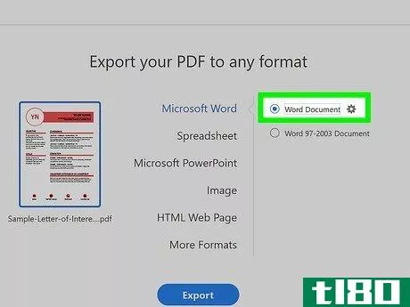 Image titled Convert a PDF to a Word Document Step 21