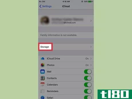 Image titled Check Available iCloud Storage on an iPhone Step 3