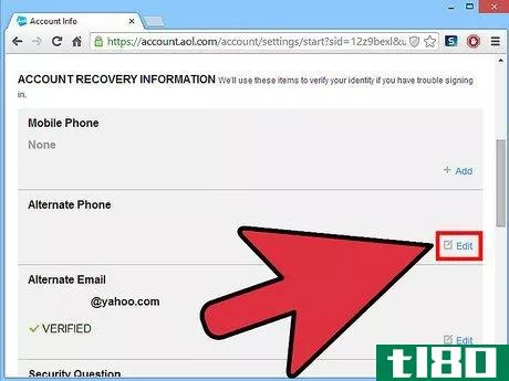 Image titled Change Your Account Recovery Settings on AOL Mail Step 6