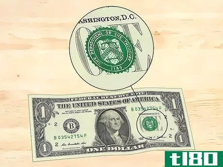 Image titled Check if a 1 Dollar Bill Is Real Step 5
