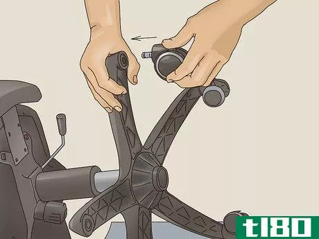 Image titled Clean the Wheels of a Rolling Desk Chair Step 12