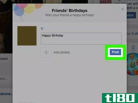 Image titled Create a Birthday Card on Facebook Step 23