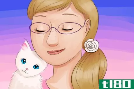 Image titled Relaxed Woman with Cat.png