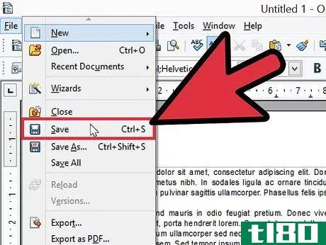 Image titled Create a PDF File with OpenOffice Step 3