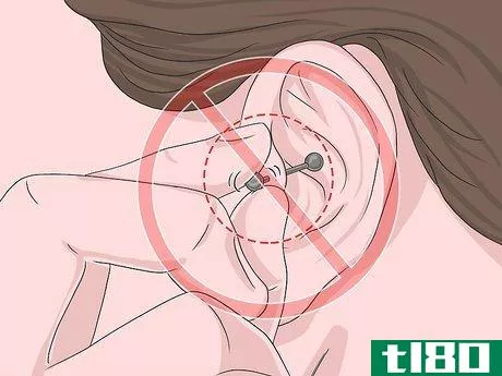 Image titled Clean a Tragus Piercing Step 8