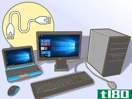 如何将台式机连接到笔记本电脑（windows和mac）(connect a desktop to a laptop (windows and mac))